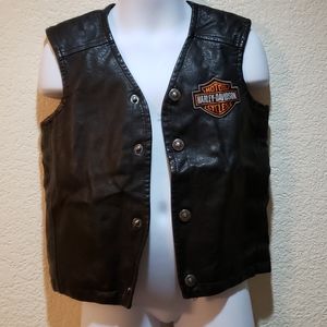 Harley Davidson Leatther Vest (Toddler)